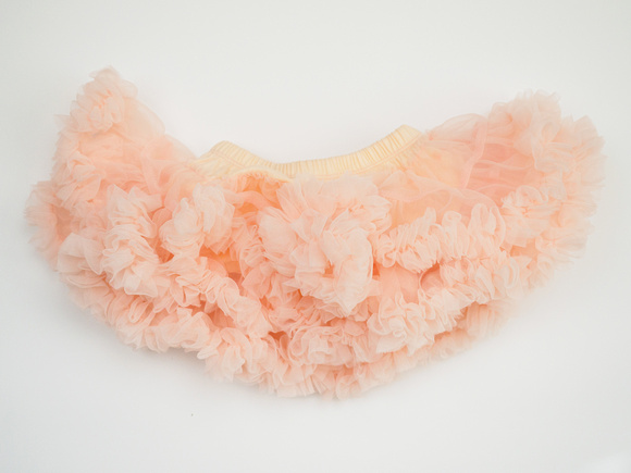 Peach Petticoat Skirt- 6-9 months